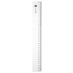 Rigla din plastic transparent, 20cm, ALCO