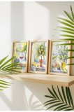 Ne&icirc;nrămat - Set de 3 postere cu natură moartă &icirc;n bucătărie - Tablou pe p&acirc;nză mediteranean - Set 04 A4 | 3 x A4 (21 x 29.7 cm) - KSF-SET13