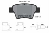 Set placute frana TEXTAR 2473701