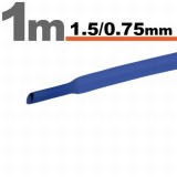 Tub termocontractibilAlbastru &bull; 1,5 / 0,75 mm (20m)