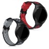 Curea Silicon Huawei Watch GT 2e, Kwmobile, Gri/Rosu, Ajustabila, Schimb Bratara, Banda Sport, Compatibila Huawei