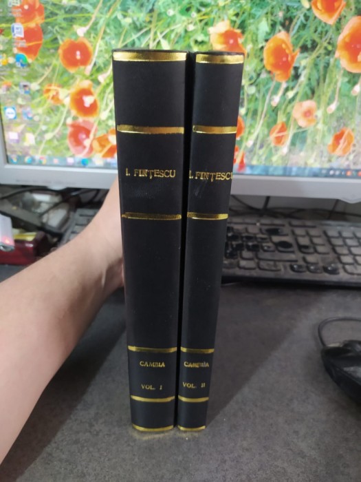 I.N. Fințescu Cambia după legile &icirc;n vigoare... vol. 1-2, Buc.-Craiova 1921 160-1