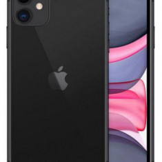 Telefon Mobil Apple iPhone 11, LCD IPS Multi‑Touch 6.1inch, 128GB Flash, Camera Duala 12MP, Wi-Fi, 4G, iOS (Negru)