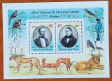 GERMANIA-DDR-&#039;&#039;Savanti -Descoperitori in LUMEA ANIMALELOR&#039;&#039; COLITA -MNH-estamp.