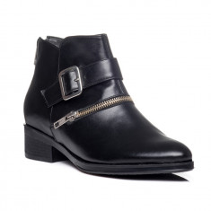 Ghete piele naturala Zara Negru - sau Orice Culoare