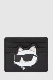 Karl Lagerfeld carcasă pentru carduri negru pentru femei A4W32080