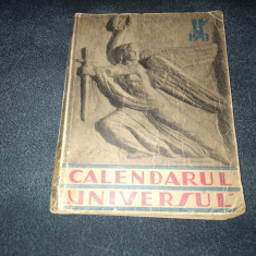 ALMANAH CALENDARUL UNIVERSUL 1943