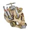Statueta STEAMPUNK cu un craniu cu evacuare SP-9