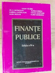 Finante publice Iulian Vacarel, Gh. D. Bistriceanu foto