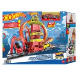 Hot Wheels Statia De Pompieri Super Loop, Mattel