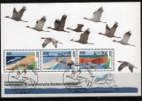 GERMANIA 1996 - FAUNA. PASARI, BLOC STAMPILAT, DR16, Oameni