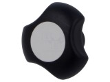 Buton de reglare &Oslash;: 40mm Filet int: M6 13,5mm H: 25mm Capac: gri