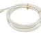 Cablu patch cord S/FTP Cat 8.1 alb 3m