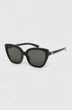 Volcom ochelari de soare femei, culoarea negru