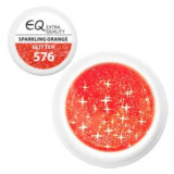 Gel UV Extra quality &ndash; 576 Glitter &ndash; Sparkling Orange, 5g