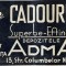 1931 Reclamă rom&acirc;nească Depozitele ADMA orfevrarie Christofle tacamuri lampi lustre Bucuresti interbelic Str. Columbelor Nr. 13 comert romanesc