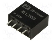 Convertor DC/DC 1W 12V la 5V 200mA SIP THT XP POWER