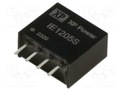 Convertor DC/DC 1W 12V la 5V 200mA SIP THT XP POWER foto