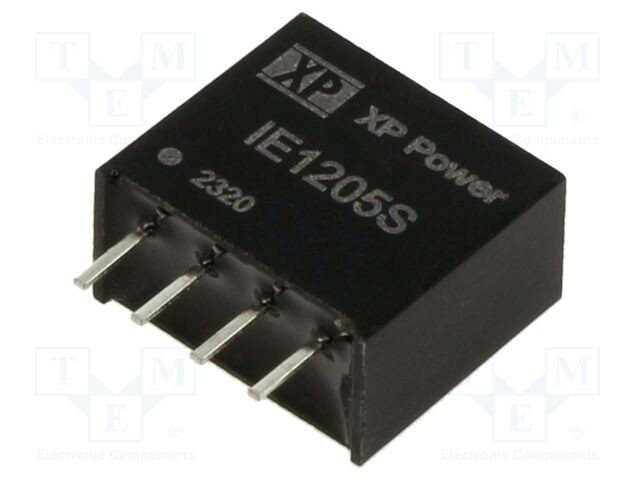 Convertor DC/DC 1W 12V la 5V 200mA SIP THT XP POWER