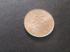 Moneda 5 franci 1989 Fran?a foto
