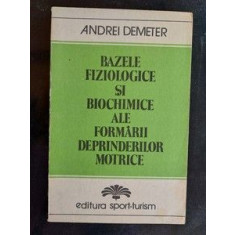 Bazele fiziologice si biochimice ale formarii deprinderilor motrice- Andrei Demeter