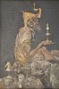 Ovidiu Oprea - Arlechin, ulei pe carton, 32 x 21.5 cm, pictura semnata, pictor roman