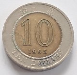 Hong Kong, 10 Dollars 1995