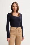 United Colors of Benetton pulover culoarea bleumarin, light, 1W2AD10E5