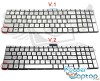 Tastatura HP Argintie Pavilion 15 bc011nl iluminata layout US fara rama enter mic, Pavilion 17 AB iluminata