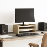 VidaXL Suport de monitor, stejar sonoma, 42x24x16 cm, lemn prelucrat