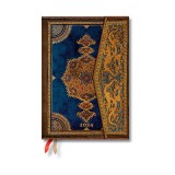 2024 Safavid Indigo 12-Month MIDI 160 Pg Horizontal Week-At-A-Time Safavid Binding Art