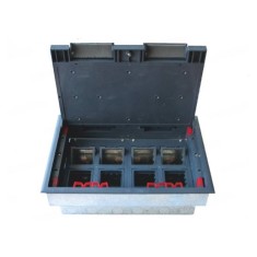 Doza incastrata in pardoseala 16 module IP30 IK10 compatibil aparataj modular TEM