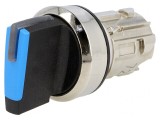 Comutator Rotativ 22mm Albastru IP67