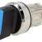 Comutator Rotativ 22mm Albastru IP67