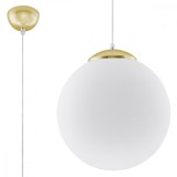 Lampă suspendată UGO 30 auriu, Sollux Lighting