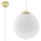 Lampă suspendată UGO 30 auriu, Sollux Lighting