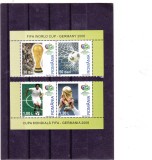 2006 LP1727 CUPA MONDIALA FIFA -GERMANIA 2006 ,IN PERECHE 4 TIMBRE MNH