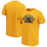 Boston Bruins tricou de bărbați Iconic Secondary Colour Logo Graphic - L, Fanatics Branded