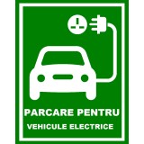 Placuta parcare pentru vehicule electrice