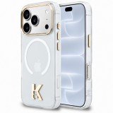 Husa MagSafe pentru Apple iPhone 18 Pro / 17 Pro, Karl Lagerfeld, IML Karl Head Logo, Transparenta