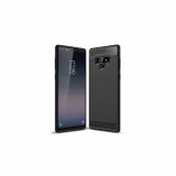 Husa Compatibila cu Samsung Galaxy Note 9 Techsuit Carbon Silicone Negru, Carcasa