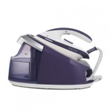 Statie de calcat Heinner, 3000 W, 5.5 bar, 1.7 L, talpa ceramica, oprire automata, termostat, rezervor detasabil, Mov