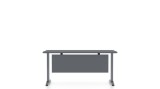 Cumpara ieftin Birou operational silver 140 x 80 x 75 cm antracit