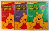 INVAT ENGLEZA CU WINNIE DE PLUS - DICTIONAR ILUSTRAT ENGLEZ - ROMAN , VOLUMELE I - III , 2012