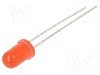 Dioda LED, 5mm, ro&amp;#351;ie, 220mcd, 8mA, 2,5...15V, OPTOSUPPLY - OSR55154A-VV