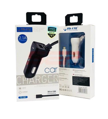 Incarcator auto Dual cu cablu micro-USB si port USB TD-C81 foto