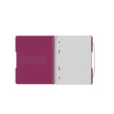 Cumpara ieftin Caiet Herlitz EOTG, A5, cu elastic, 80 file, fucsia