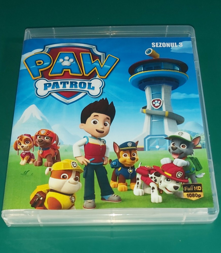 Patrula Catelusilor - Paw Patrol - Sezon 3 - stick - 26 episoade - Dub.  romana | Okazii.ro