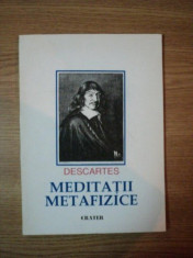 MEDITATII METAFIZICE de DESCARTES 1993 , CONTINE SUBLINIERI CU PIXUL foto