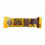 Baton de Susan cu Ciocolata Neagra 30 grame Solaris